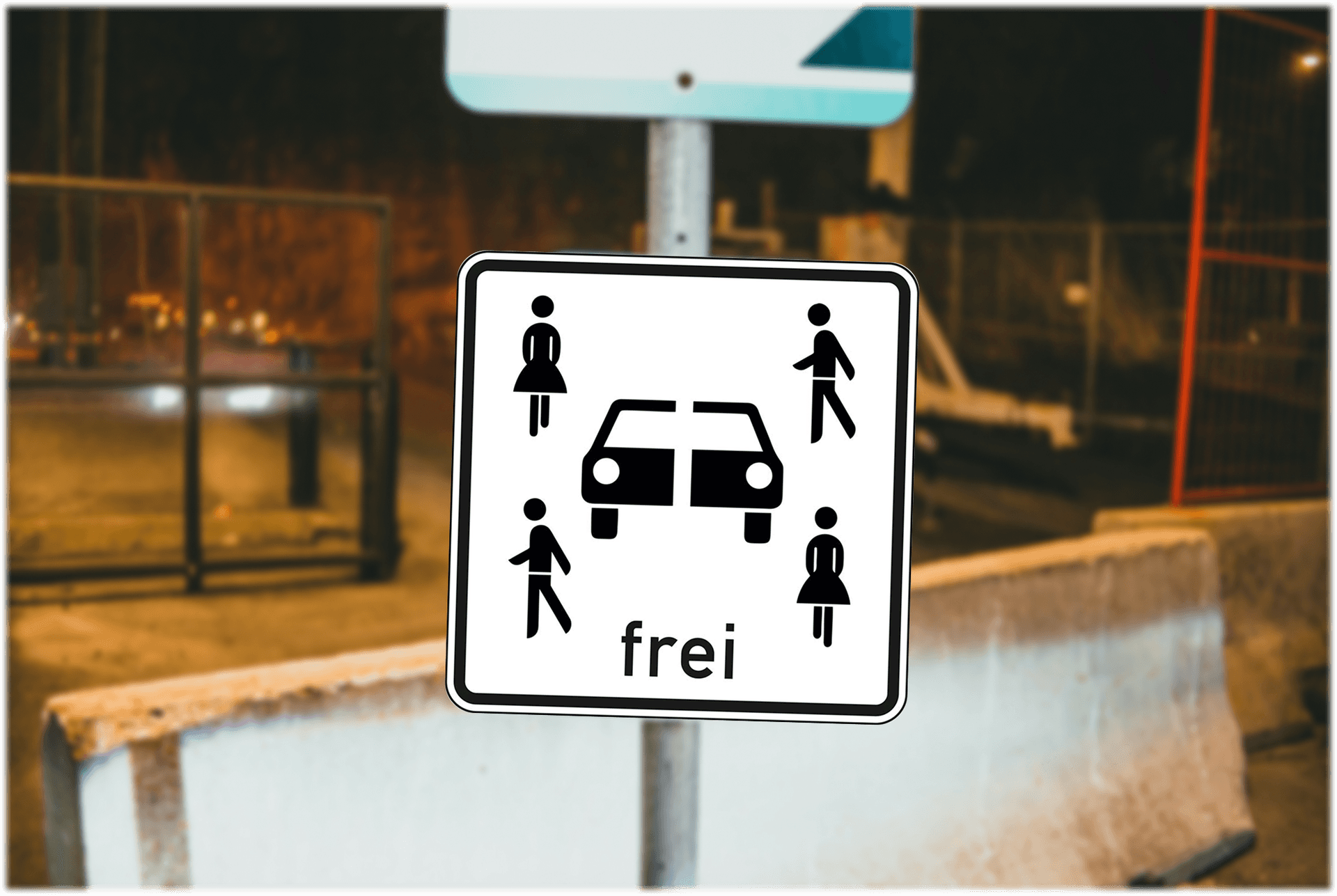 Was soll dieses Schild bedeuten? Und wer darf hier eigentlich parken?