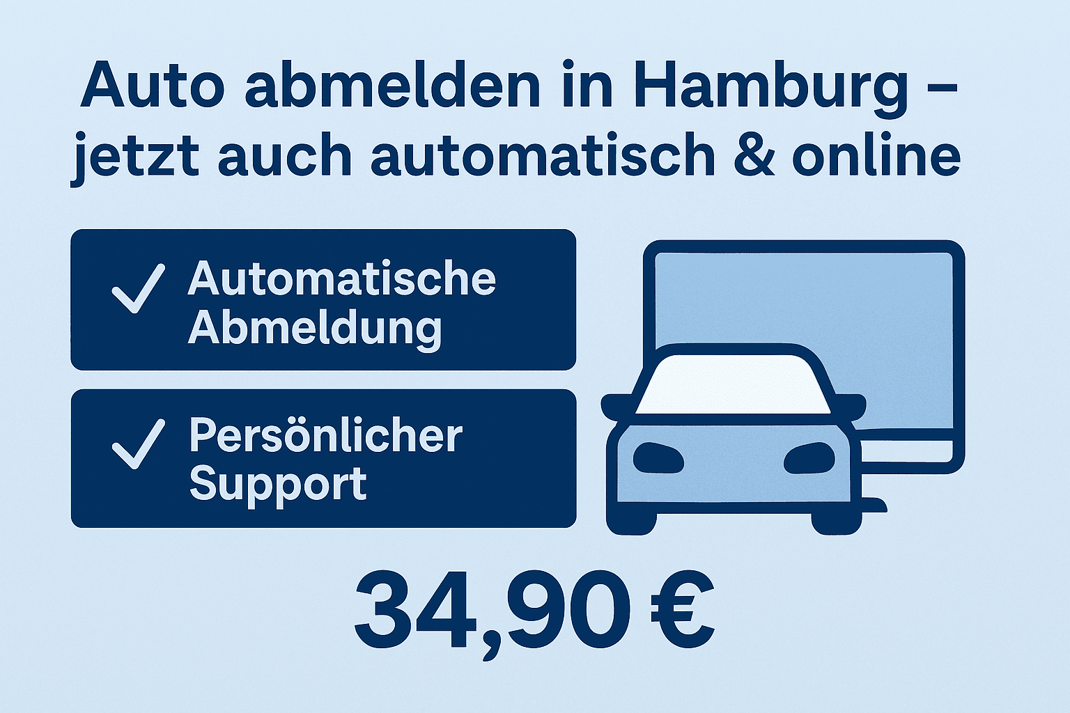 Titel: Kfz abmelden in Hamburg – jetzt auch automatisch & online