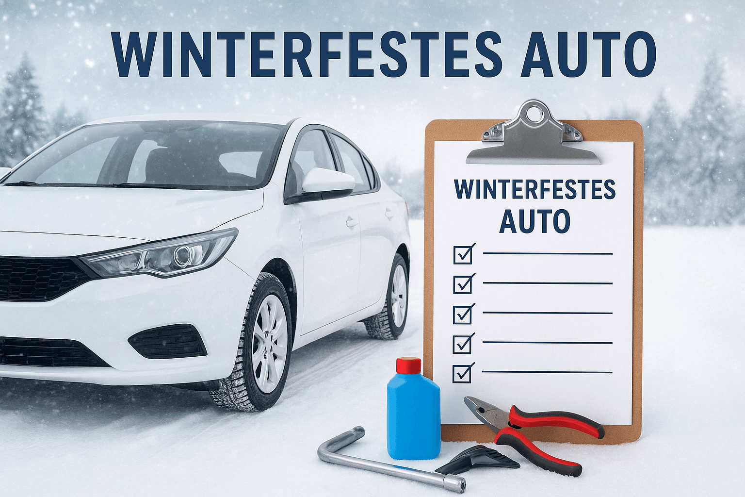 Titel: Winterfestes Auto: Checkliste für die kalte Jahreszeit