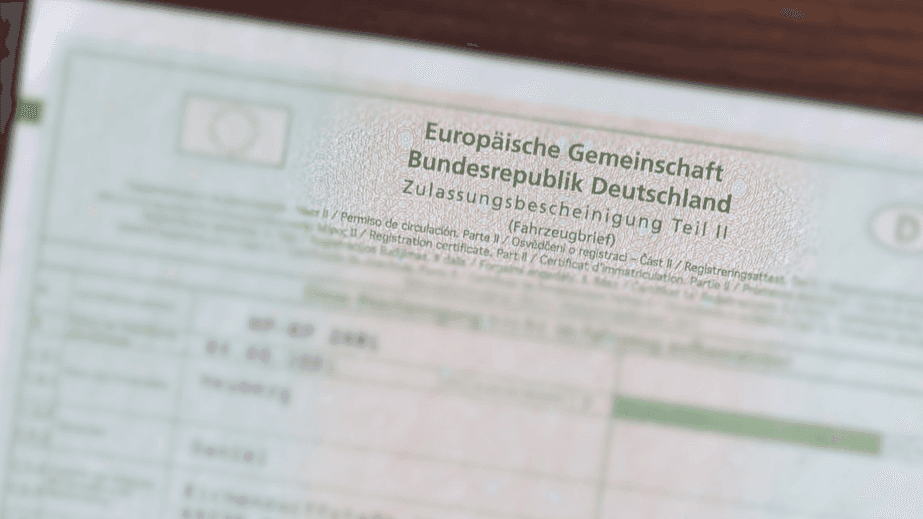 Der Fahrzeugbrief (Zulassungsbescheinigung Teil II)